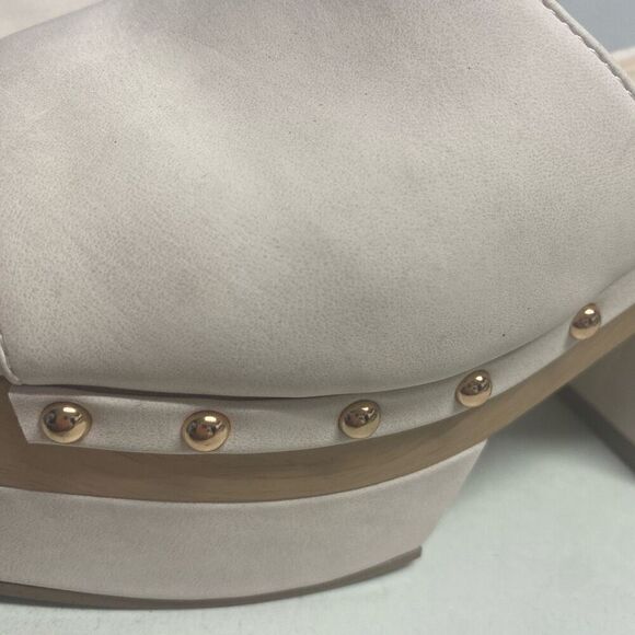 JESSICA SIMPSON JS-Charlete Platform Sandals 9M Cream No Box New With Defect - Picture 10 of 14